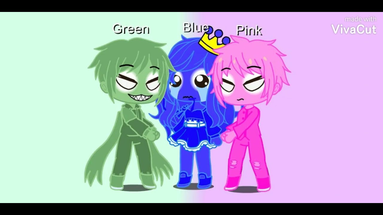 Rainbow friends blue x green vs blue x pink xD by adrianasamora on  DeviantArt