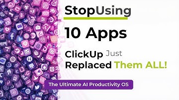 Stop Using 10 Apps — ClickUp Just Replaced Them ALL! | The Ultimate AI Productivity OS