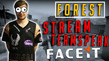 f0rest plays FACEIT with TeamSpeak on dust 2 - CS:GO Stream Highlights