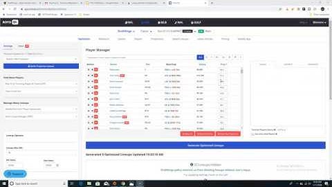 How to get an optimal lineup for Draftkings Pick Two Players Error any optimizer