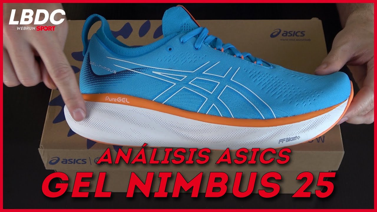 Zapatillas de running para mujer Asics Gel Nimbus 25 Gris Violeta Naranja