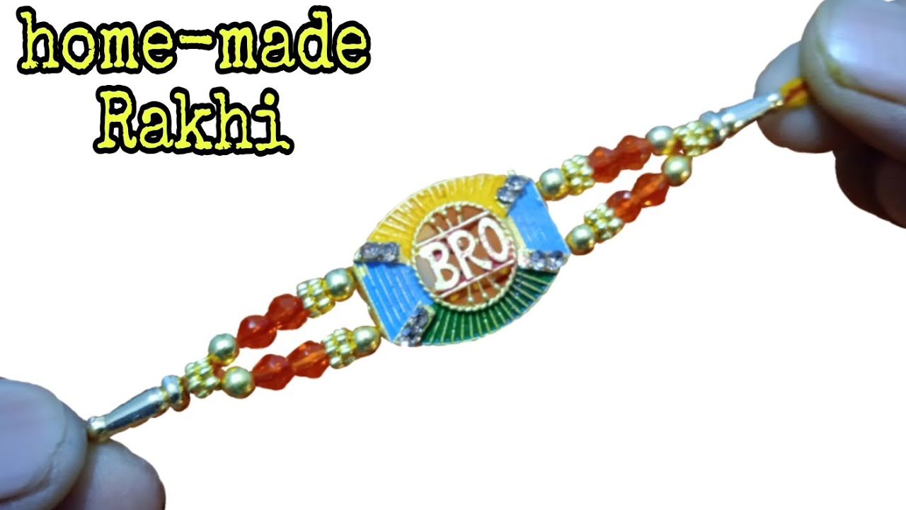 How To Make Beautiful Rakhi At Home / Rakhi Banana Sikhaye / Rakhi