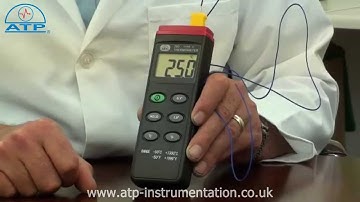 Single Input K-Type Thermometer | TK-300 | ATP Instrumentation