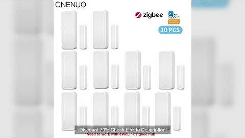 ZigBee Door Window Sensor eWeLink APP Smart Home Security Protection Door Open Closed Detector for A