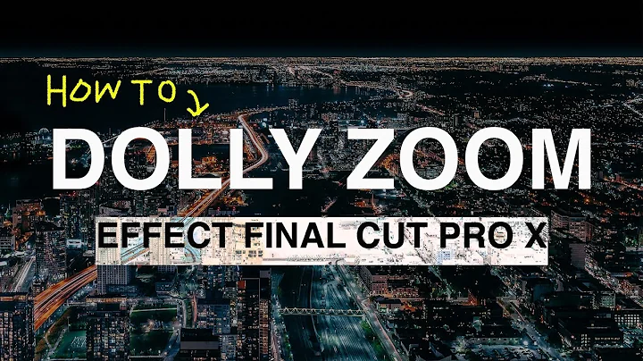 Vertigo/Dolly Zoom Effect | Final Cut Pro X Tutorial