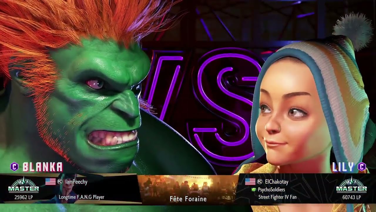 IamPeechy (Blanka) vs ElChakotay (Lily) Street Fighter 6