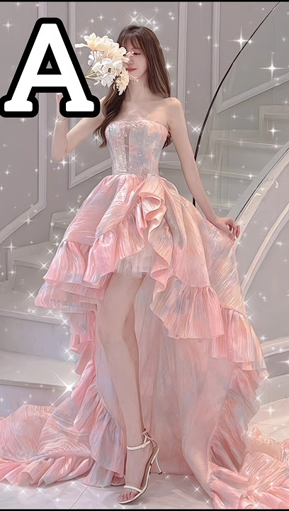 Choose your name 1st letter and see your beautiful gown 😱🤩🫶 #womensfashion#fashionable#shorts #fypシ゚