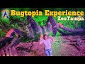 Bugtopia experience with massive animatronic bugs at zootampa