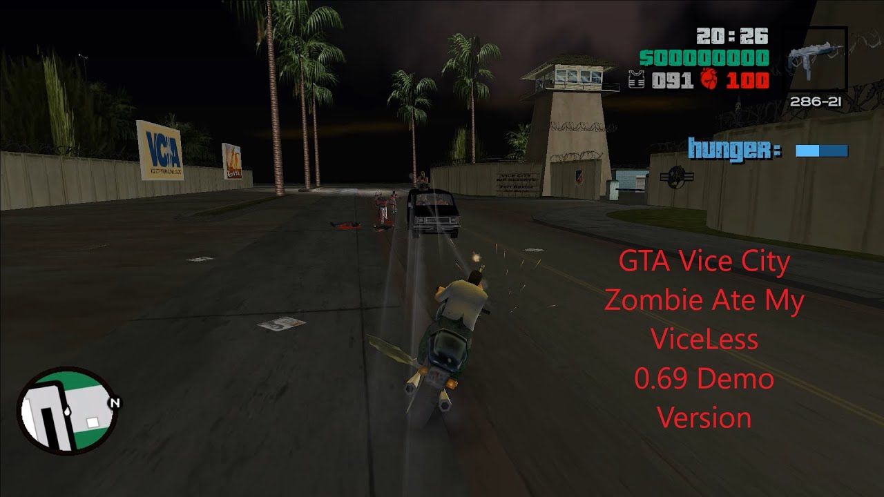 GTA Vice City Zombie Ate My ViceLess 0.69 Demo Version GamePlay New Zombie Mod 2025