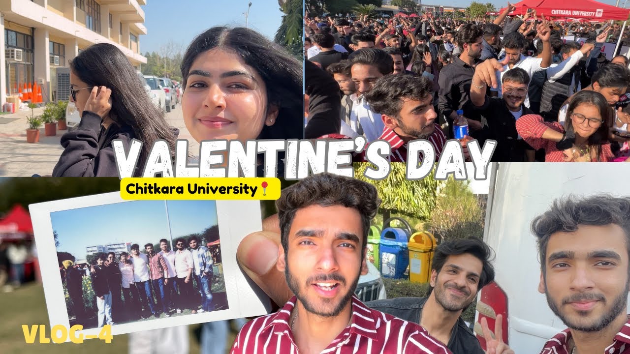 Valentine’s Day Vlog ❤️ | Chitkara University | Dipanshu Gulyani
