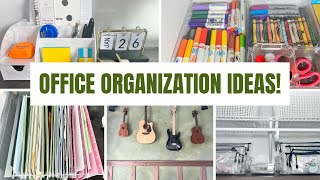Extreme Office Organization Ideas | Office Room Makeover