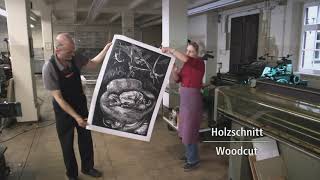Künstlerische Drucktechniken: Holzschnitt
