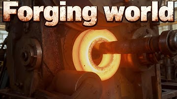 Inside the stress-relieving factory tour Fire, Power, Precision | Steel Forging #forging #machine