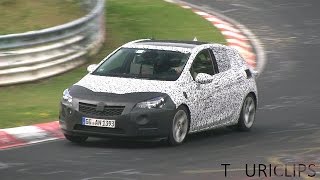 2016 Opel Astra K spied testing on the Nürburgring!