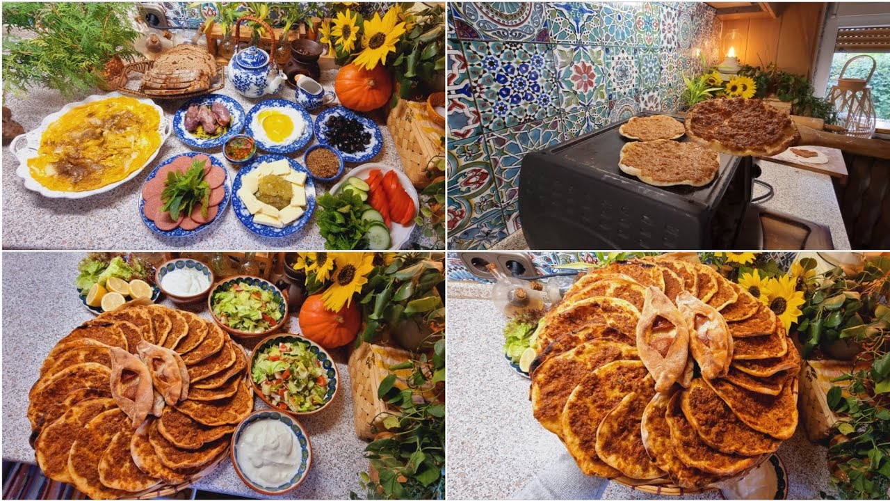 ابني اخدني مشوار وجبلي دهب😍يوم العطلة حضرتلن أطيب لحم بعجين وفطور بيض طازة من الحديقة👌 