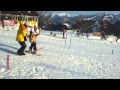 Hannah S First Snowboard Riding 初めてのスノーボード4歳