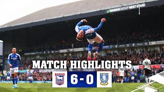 Highlights Town 6 Sheffield Wednesday 0