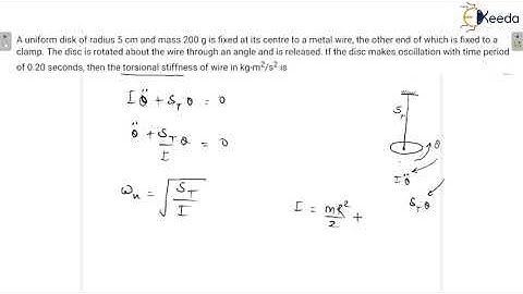 Practice Question 1: Torsional Vibration | Vibration | GATE Theory of Machines and Vibrations