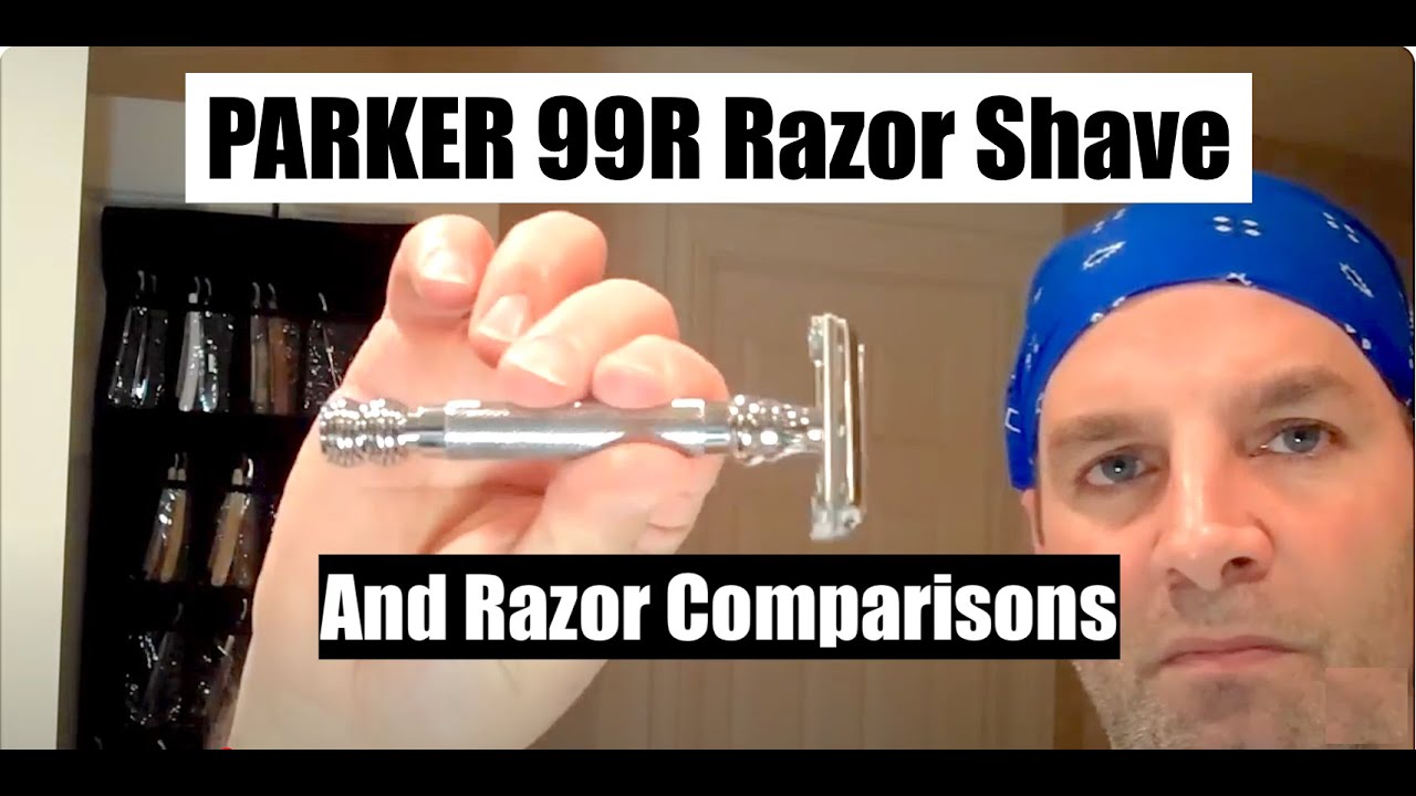 Как бриться безопасной бритвой Parker 99R Butterfly 