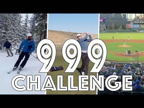 Taking on the 9-9-9 Challenge: Skiing, Golf and Baseball in 1 Epic Day