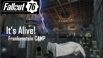 Fallout 76 CAMP Tutorial – Build Frankenstein’s Lab at the Waterfall