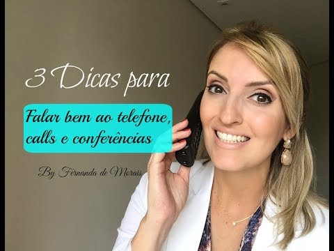 Vídeo: Como Falar Ao Telefone Em