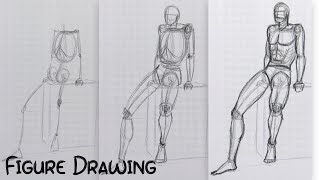 How to Draw Anatomy pose | Male Sitting Pose Drawing, Basic Anatomy Sketch Tutorial How to Draw Anatomy pose | Male Sitting Pose Drawing, Basic Anatomy Sketch Tutorial