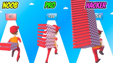 Pizza Delivery Run 3D - NOOB vs PRO vs HACKER