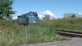 VIA #62 /J-TRAIN/ F40PH-3#6408, P42DC#917: