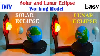 solar and lunar eclipse working model for science exhibition | howtofunda