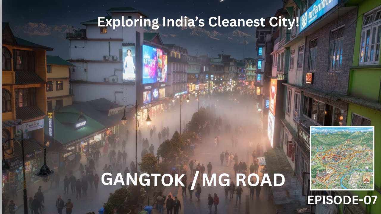 Exploring India’s Cleanest City! | Gangtok & MG Road  🏔️✨