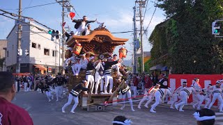 だんじり記念鋕　東町(貝塚) 2024年 東町 貝塚麻生郷だんじり祭[4K] - YouTube