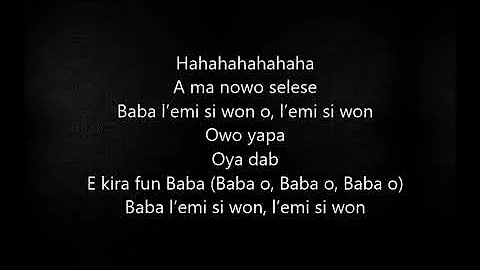 DJ Spinall ft Kizz Daniel - BABA (Lyrics)