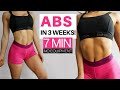 7 MIN ABS WORKOUT | Get ABS in 3 WEEKS | Challenge | No Equipment