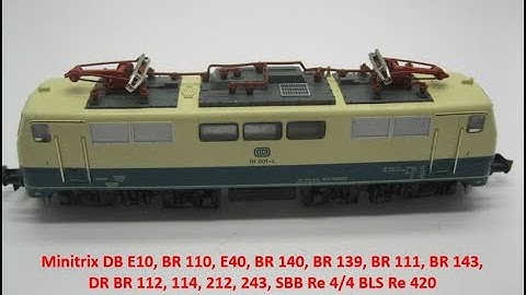 NM018G Minitrix BR 111 (Minitrix 2062)