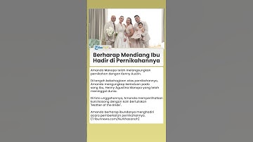 Amanda Manopo Sediakan Kursi untuk Mendiang Ibunya di Hari Pernikahannya dengan Kenny: Wish You Here