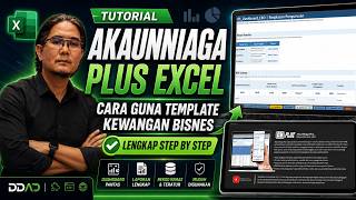 Tutorial AkaunNiaga Plus Excel | Cara Guna Template Kewangan Bisnes Lengkap Step by Step