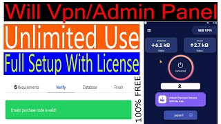 Free Will Vpn & Admin Source Code With License |Well Vpn Full Sutup | Vpn Source Code Android Studio screenshot 4