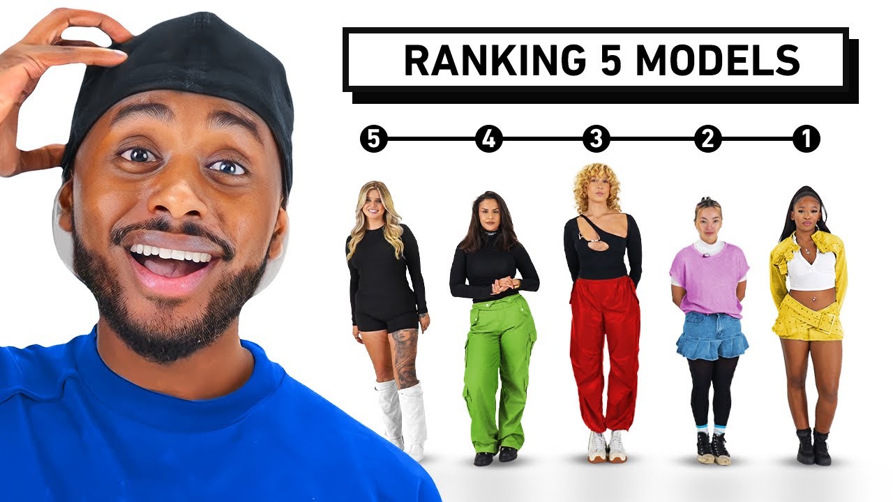 Ranking 5 Models By Attractiveness - YouTube