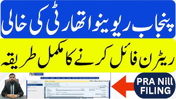 HOW TO FILE MONTHLY PRA NILL SALES RETURN | HOW TO FILE NULL PRA SALES TAX RETURN IN 2024 #taxfiling