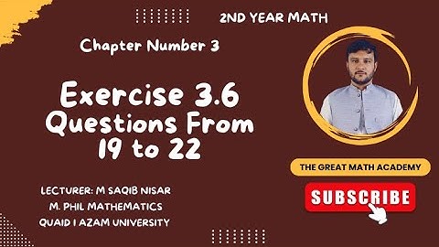 Exercise 3.6 Questions from 19 to 22 || 2nd Year Math Chapter 3 || Integration || Fsc2 Ics2