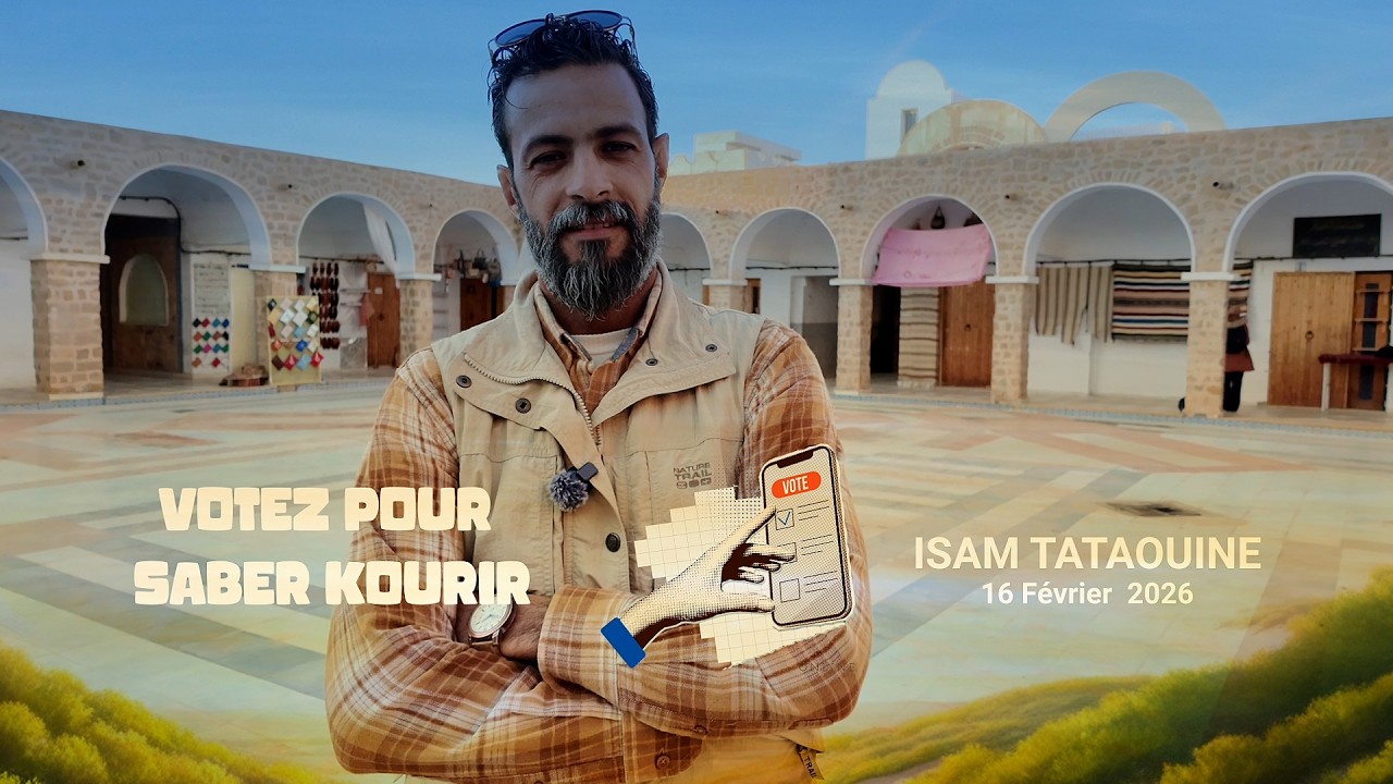 Votez pour Saber Kouiri  le 16 Février à L'ISAMT sur l'app www.beevote.cnbees.tn