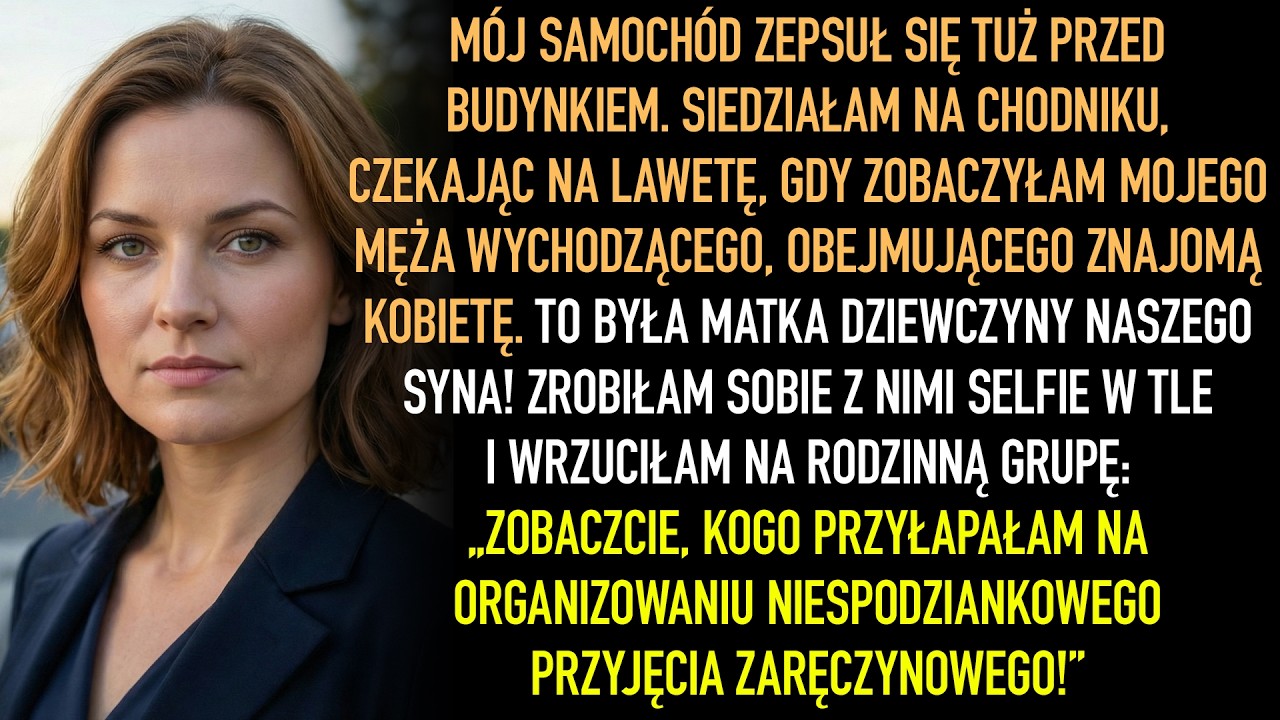 Auto mi się zepsuło, a potem zobaczyłam męża z jej mamą! Nie uwierzysz, co było dalej
