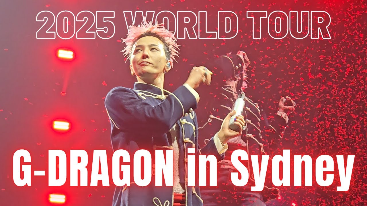 未開封 G-DRAGON GO M/V PREMIER LINE ONLY G-DRAGON in Sydney - Übermensch World Tour (20250702) - YouTube