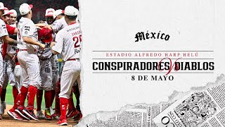 Conspiradores de Querétaro vs Diablos Rojos del México ¡Desde el paraíso de los Diablos! 👺⚾️