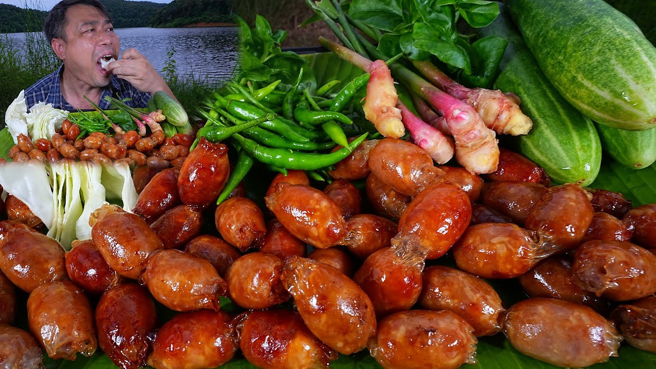 ไส้กรอกอีสาน แกล้มขิงเมือง พริกสด แซ่บของแท้-31-10-2023-