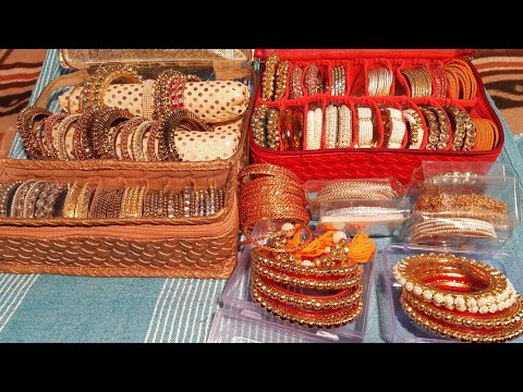 My golden bangles collection 2018 | affordable to expensive range | rajwada kangan collection |