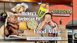 Dickey’s Barbecue Pit 3 Meat Plate Food Vlog | Pulled Pork & Brisket #40 | Hangry Hubster