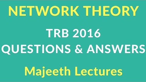 TRB 2016 Q&A  NETWORK THEORY SOLUTIONS