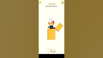 Delete puzzle level 38 Turn off the fire #shorts #deletepuzzle